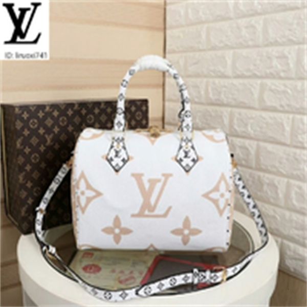 

brand designer luxury g1jb m40391 white flower block color pillow bag women handbags iconic bags handles shoulder bags totes cross body