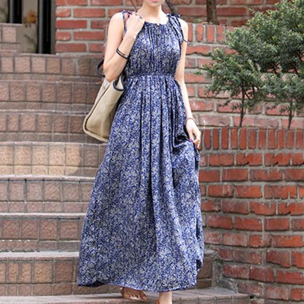 

casual dresses dress durable sleeveless cotton blend summer floral for evening party s pius size vestido, Black;gray