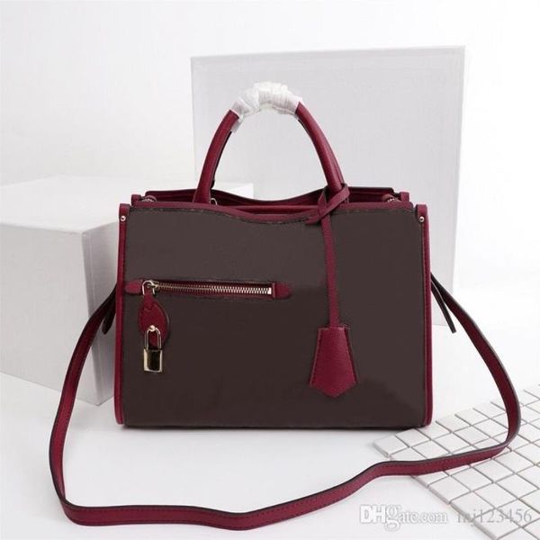 

original designer luxury tote women bag classic popincourt flower leather brand bags monograms shopping real handbags purses bag should vshq