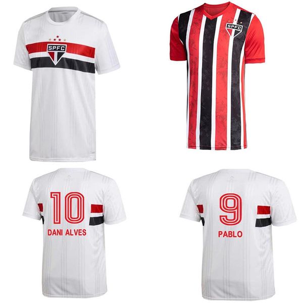 

promotion2020 2021sao paulo dani alves football shirts pablo pato antony soccer jersey camisa sao paulo 20/21 goalkeeper uniform, Black;yellow