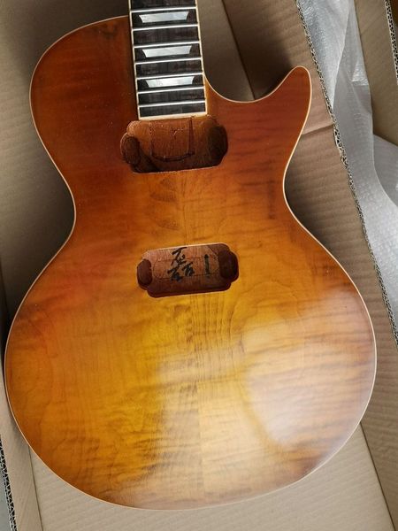

guitar kit , light aged, add bridge and tail piece+ back cover, no other hardwares