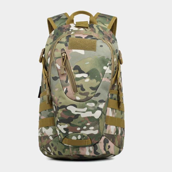 Zaino da campeggio tattico da 25 litri Zaino da alpinismo Borsa da esterno Equitazione Zaino da scuola per studenti per bambini Q0721