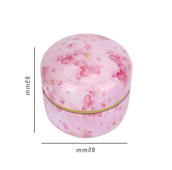 

mini metal tin storage boxes caddy round shape sealed jar coffee container wholesale