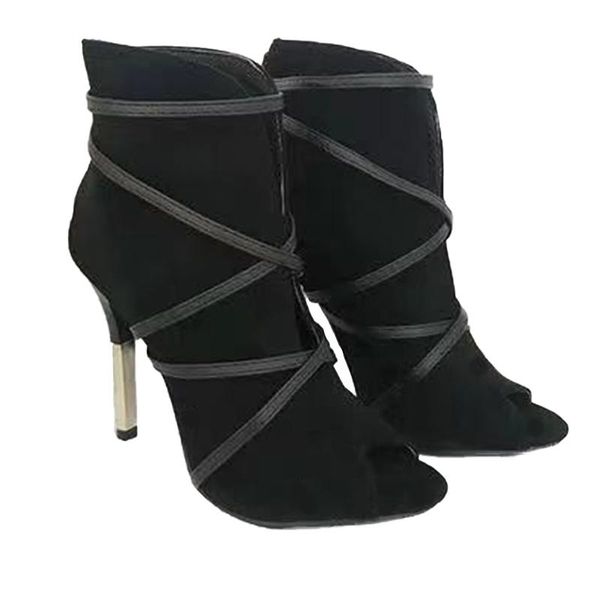 

dress shoes 2021 summer fashion design weave women sandals transparent strange high heels ladies open toe woman, Black