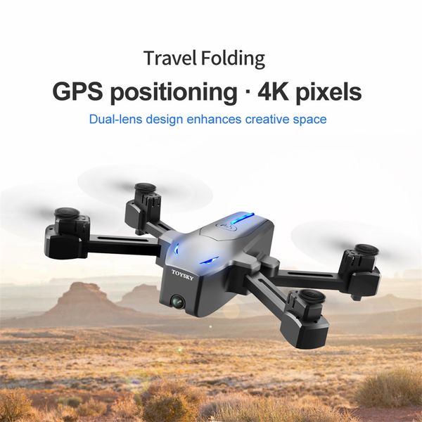 

drone 4k optical camera hd fpv drones with follow me wifi optical flow foldable rc quadcopter professional dron