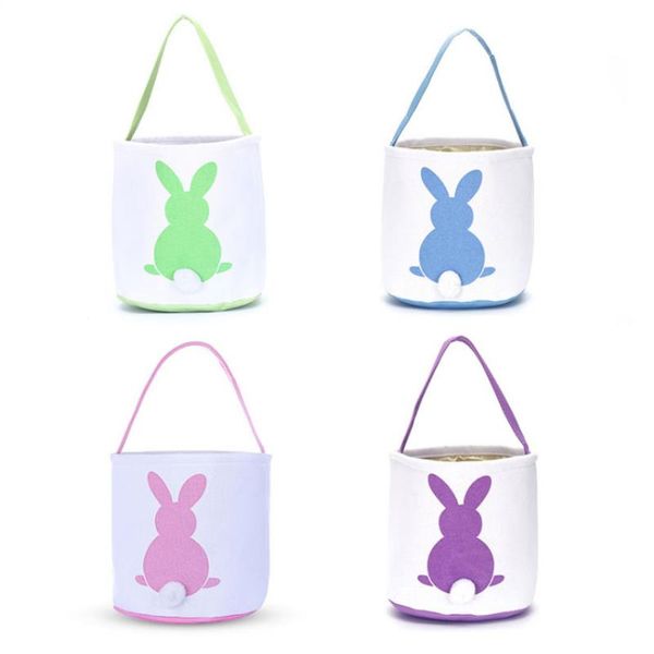 

easter candies easter bunny bags dhl baskets 8 printed colors canvas handbags egg basket rabbit rabbit jy128 gtnan, Red;black