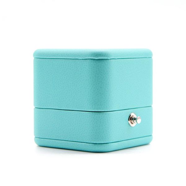 

jewelry pouches, bags earring case organizer wedding propose holder ring box engagement artificial pu european style diamond romantic gift, Pink;blue