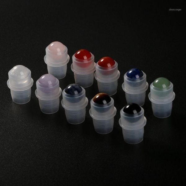 

natural gemstone roller ball for 5ml 10ml thick essential oil roll on bottles q1qd