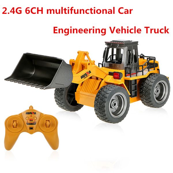 

2.4g 6ch multifunctional high simulational engineering vehicle truck engineering bulldozer boy gift indoor and outdoor toy