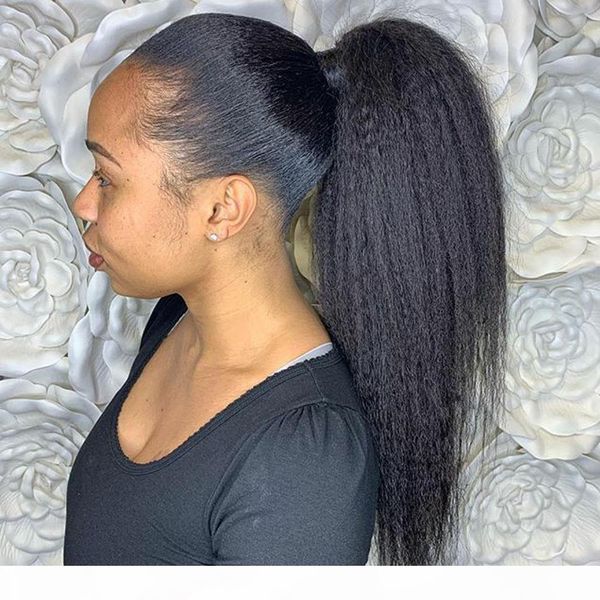 

hd transparent lace front kinky straight wig pre plucked human hair for black women virgin malaysian gueless italian yaki hd full lace wigs, Black;brown