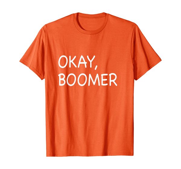 

okay boomer trendy t-shirt, White;black