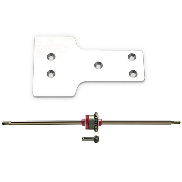 

drones 1pcs rc cars parts upgrade front and rear differential box & 12428-0364 bottom protection aluminum sheet