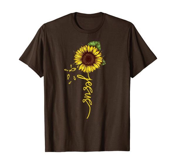 

Jesus Sunflower T Shirt - Sunflower Christian T-Shirt, Mainly pictures