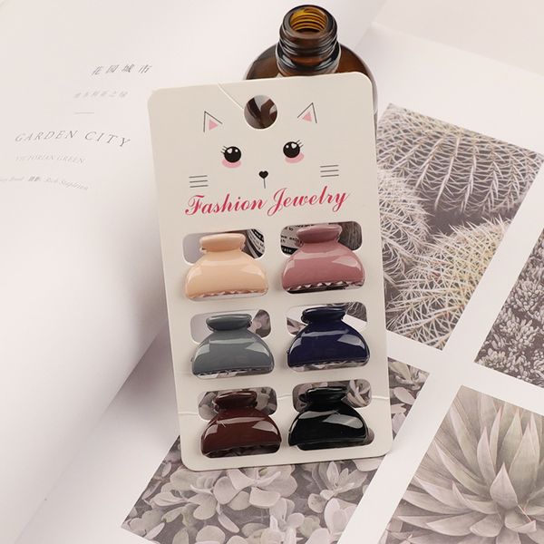 

new clip bangs hair clips barrettes hairpin 1set=6pcs, Golden;silver