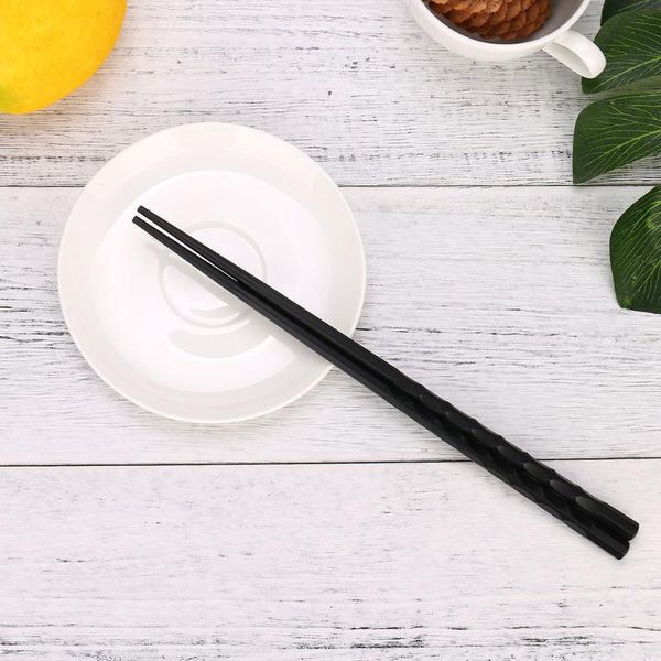 

chopsticks 1 pair japanese alloy non-slip sushi chop sticks set chinese gift