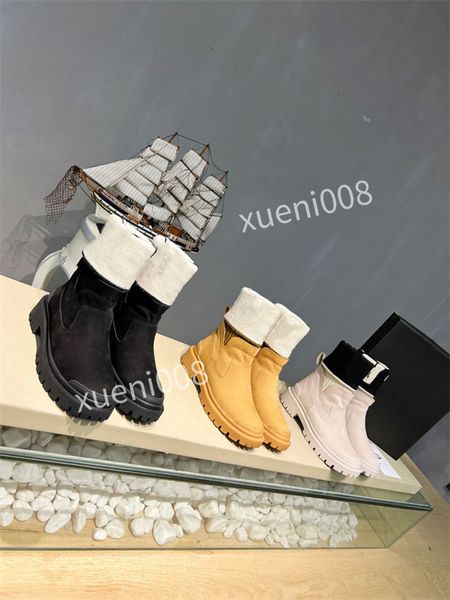 

2022 women territory flat ranger martin boots womens autumn winter platform ankle booties ladies thick bottom half boot rx211005, Black