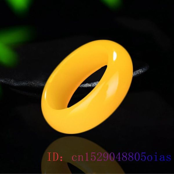 

cluster rings yellow jade ring crafts jewelry hetian charm chinese fashion natural gemstone jadeite carved amulet gifts, Golden;silver