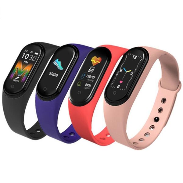 

m5 sport fitness tracker call watch smartband smart bracelet colorful screen blood pressure heart rate smart band wristband with retail box