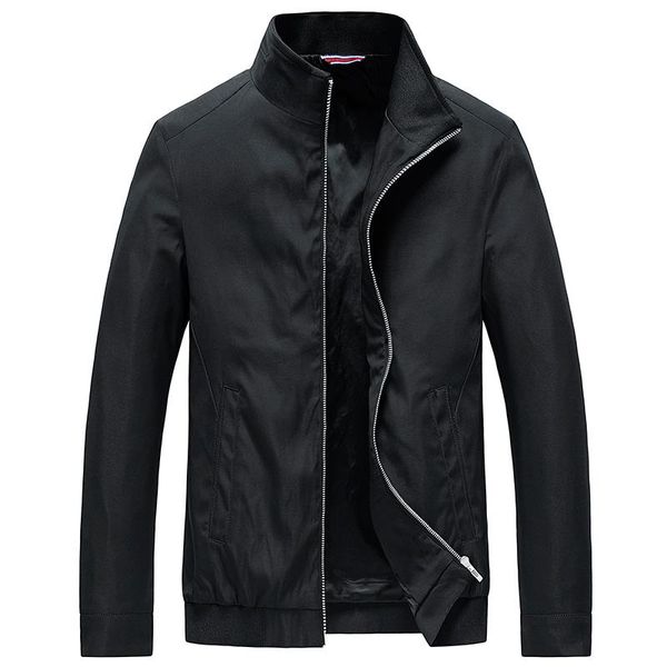 

men's jackets mens for male coats quality baseball solid casual jacket men spring autumn outerwear mandarin stand sportswear, Black;brown