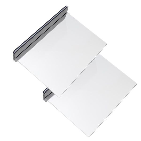 

greeting cards 2pcs acrylic display stands t-shape price ticket (assorted color)