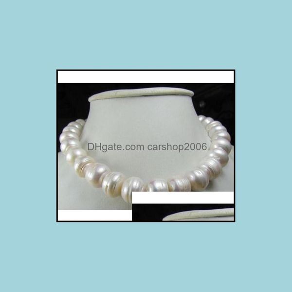 

beaded necklaces & pendants jewelry 11-1m south sea white baroque pearl necklace 18 inch 14k gold clasp drop delivery 2021 i8emf, Silver