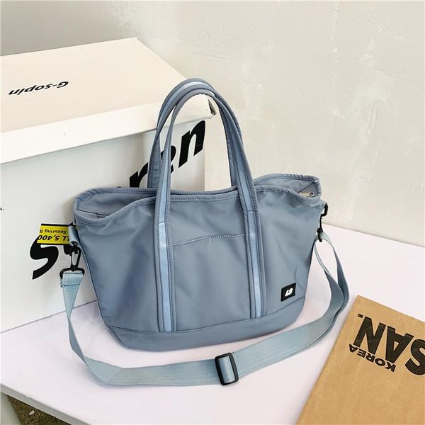 

cross body women's fashion trendy crossbody messenger bag solid color one-shoulder portable large-capacity summer nylon tote