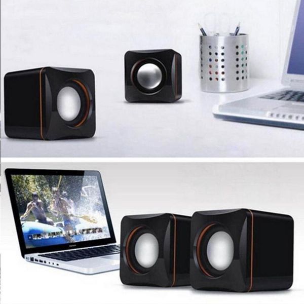 

portable computer speakers usb powered deskmini speaker bass sound music player system wired small speaker