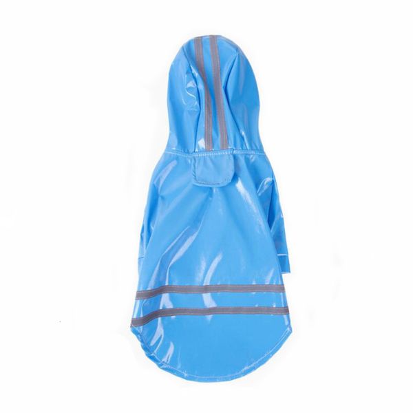 

spring and summer pet raincoat cat dog clothes pu reflective hooded