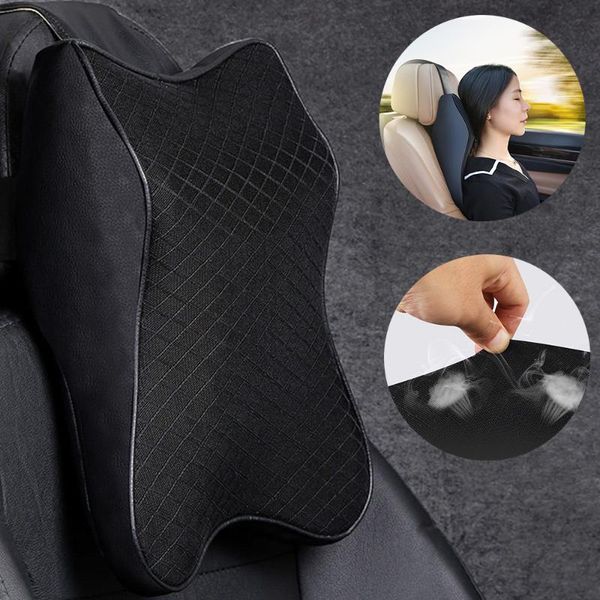 

pillow portable car seat headrest neck rest cushion washable memory cotton comfortable for back pain