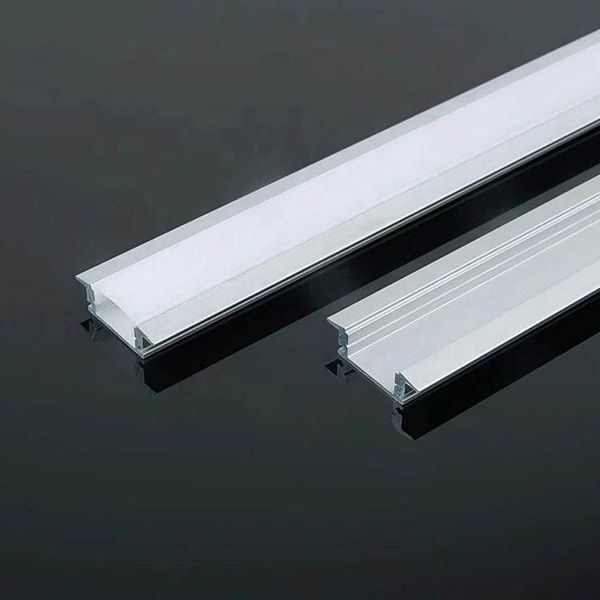 

downlights led line light profile ceiling bar 2835 embedded showcase seamless strip office with aluminum