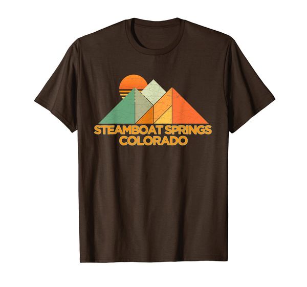 

Retro Vintage Steamboat Springs T-Shirt-Distressed Shirt, Mainly pictures
