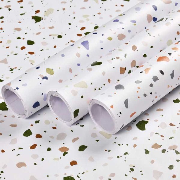 

wallpapers terrazzo pvc waterproof self adhesive wallpaper for living room kids bedroom decor kitchen cabinet contact paper