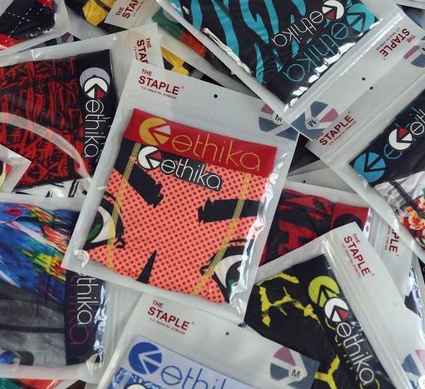 

588 designers brand underpantss man boxer men underpants mans underpanties underwear mens ethika menss boxers cotton underwearss short, Black;white