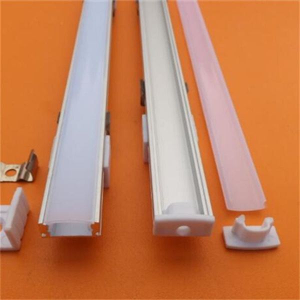 

bar lights yangmin 1m/pcs slim aluminum channel u shape with milky white cover ,end caps and mounting clips for led strips