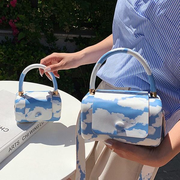 

evening bags 2021 fashion women soft leather blue messenger bag designer lady orange shoulder crossbody female handbag girl party