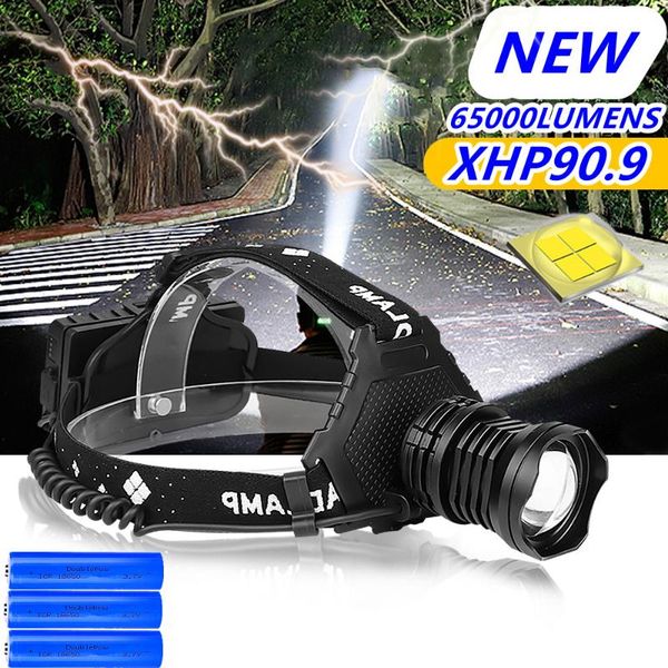 

headlamps 100000 lm xhp90.9 led headlamp xhp70.3 high power headlight usb 18650 rechargeable head xhp50.2 zoom torch