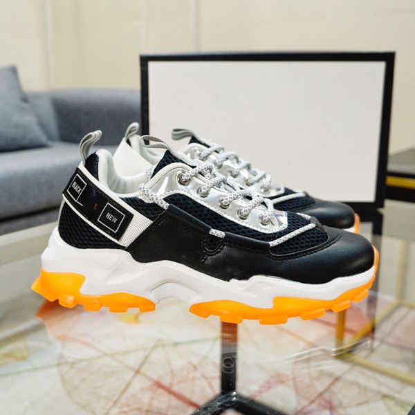 

men women sneaker casual shoes snake chaussures leather sneakers embroidery stripes shoe flat platform walking sports trainers 0719, Black