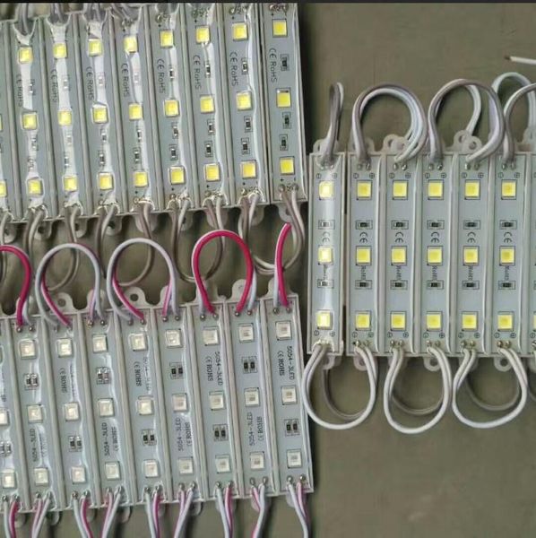 

smd 3 led module ip65 waterproof dc 12v super bright lighting light double sided adhesive anti-static for ad design modules
