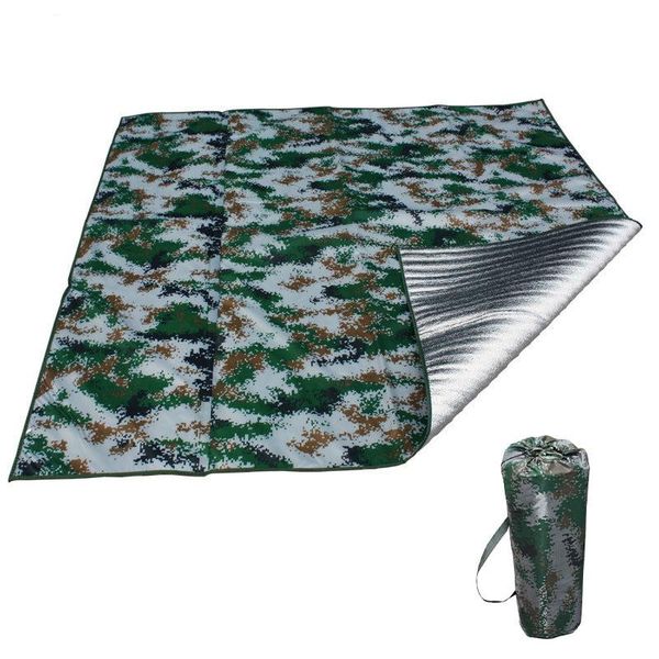 

outdoor pads camo moisture pad digital camouflage thicken aluminum film camping eva blanket
