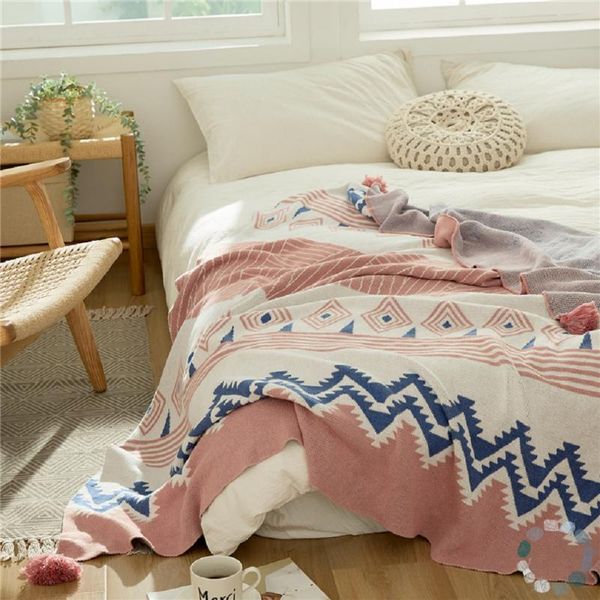 

blankets drop nordic simplicity knitted blanket leisure shawl sofa bed 130*170cm