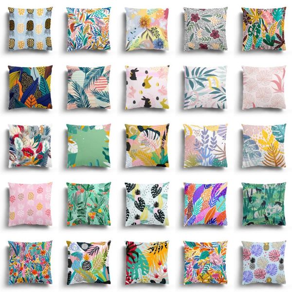 

cushion/decorative pillow 40/45/50/60cm multi-size pillowcase creative leaves series car living room sofa home theme decorative