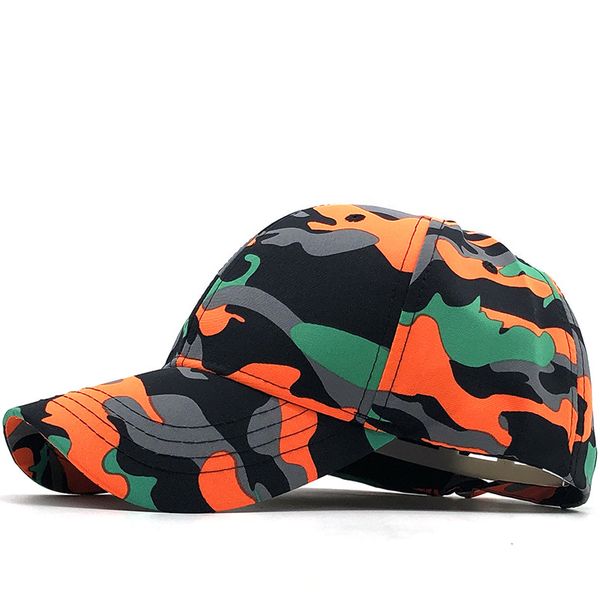 

camouflage baseball cap adjustable hip hop caps sports outdoor sunscreen quick-drying casual street caps, Blue;gray