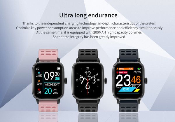 

p30 smart watch diy dial heart rate blood pressure ip68 waterproof multiple sports modes ladies and men smartwatch