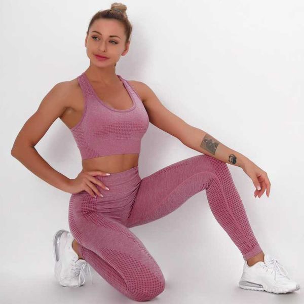 

yoga outfit bra and pants set for women 2021 casual summer sportswear breathable suit ladies fitness clothing quick-dry sets