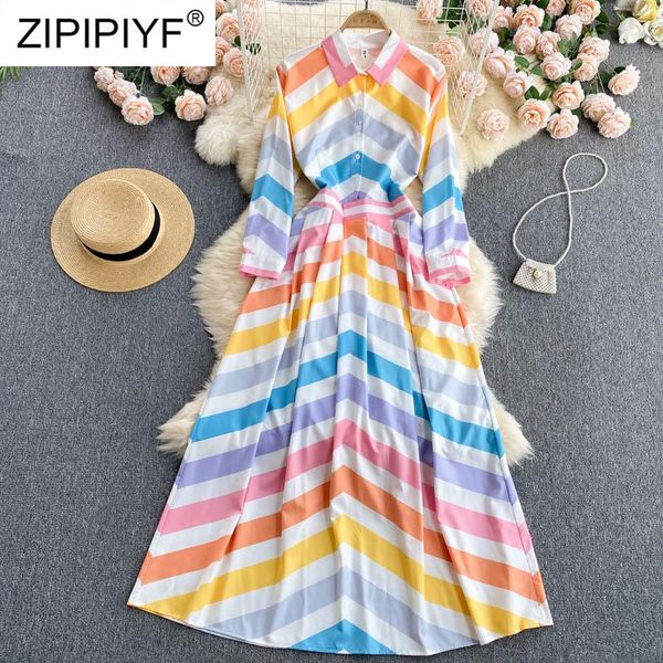 

casual dresses summer bandage shirt dress women neck long sleeve print floral vintage elegant evening party d013, Black;gray