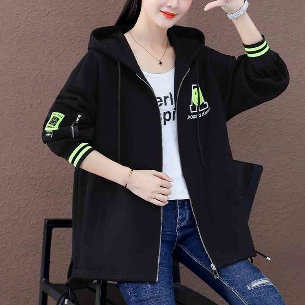 

medium and long cardigan, sweater, women's wear, new loose korean version, lazy style, large casual coat trend in autumn 2021, Gray