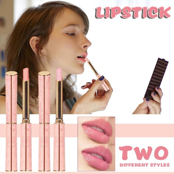 

lip gloss nude powder temperature change lipstick pink moisturizing make up cosmetics