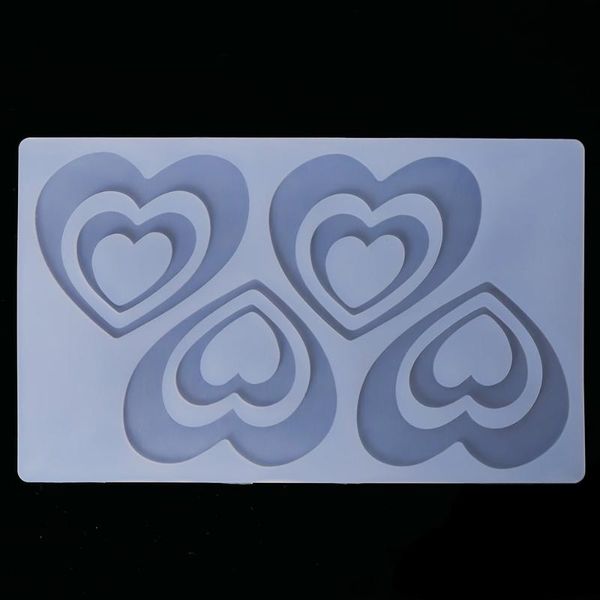 

baking & pastry tools diy 3d love heart silicone chocolate mold bakeware birthday cake cookie decorating mould stencil muffin pan