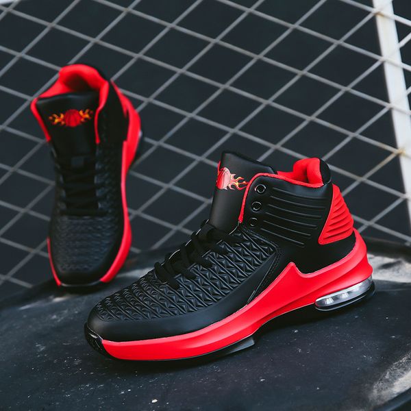 

2019 new men professional high-basketball shoes mens cushioning light basketball sneakers anti-skid breathable sport shoes