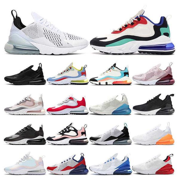 

270 mens womens running shoes black summit white midnight navy cactus barely rose react bauhaus women outdoor sports trainers fashion